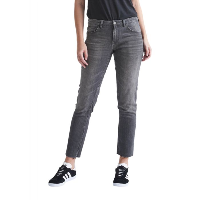 DU/ER Performance Denim Girlfriend Jean - Vintage Grey - Damen main product photo