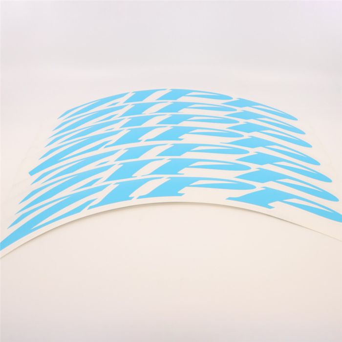 Wheel Decal Kit Zipp 808 DiscBrake SingleRim blue main product photo